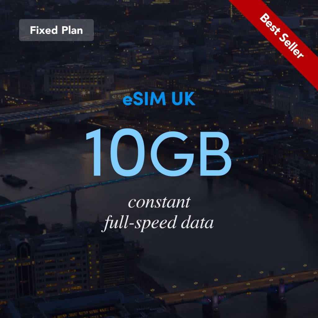 eSIM UK Fixed Plan 10GB